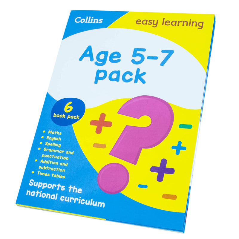 Collins Easy Learning Starter Set Ideal for home learning 6 Books (Collins Easy Learning KS1) (Ages 5-7) Maths :