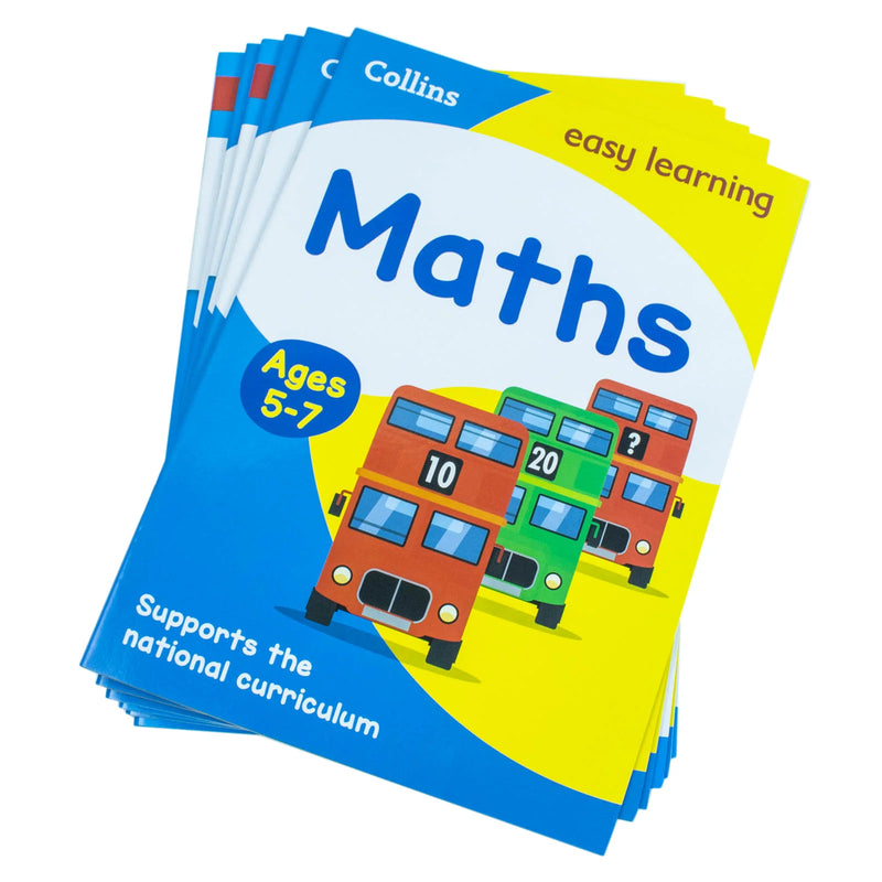 Collins Easy Learning Starter Set Ideal for home learning 6 Books (Collins Easy Learning KS1) (Ages 5-7) Maths :