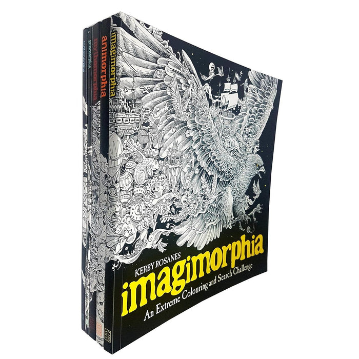 An Extreme Colouring and Search Challenge Series 5 Books Collection Set (Mythomorphia, Fantomorphia, Geomorphia, Animorphia & Imagimorphia)