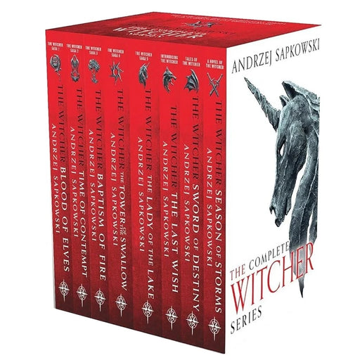 The Complete Witcher Series By Andrzej Sapkowski 8 Books Collection Box Set - The Book Bundle