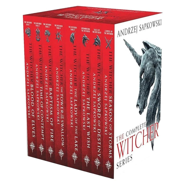The Complete Witcher Series By Andrzej Sapkowski 8 Books Collection Box Set - The Book Bundle