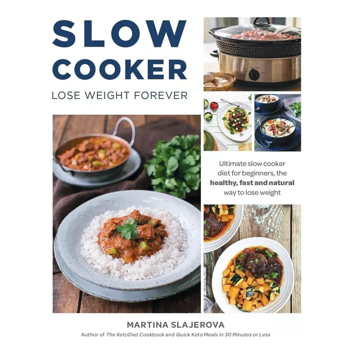 Slow Cooker Lose Weight Forever, Whole Foods Plant- Based, The Complete Healthy Air Fryer, Healthy Indian Curry Dishes 4 Books Set - The Book Bundle