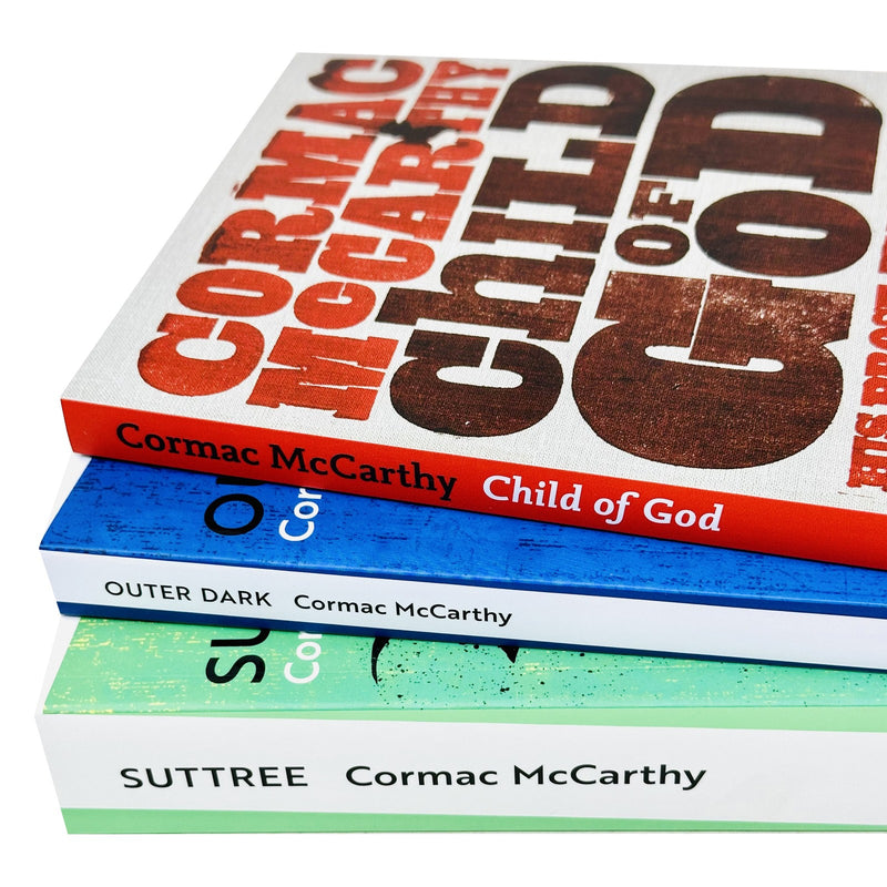 Cormac McCarthy Collection 3 Books Set *(Suttree, Outer Dark, Child of God ) - The Book Bundle