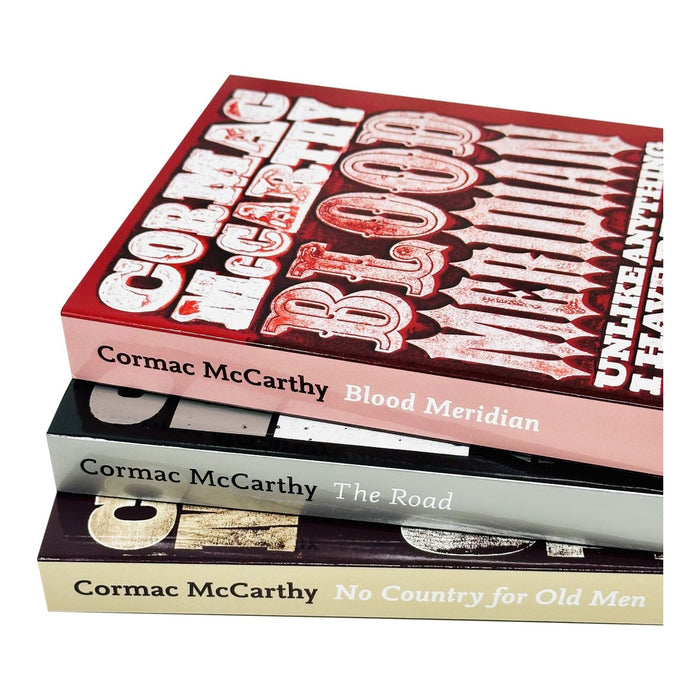 Cormac McCarthy 3 Books Collection Set (The Road, Blood Meridian, No Country for Old Men) - The Book Bundle