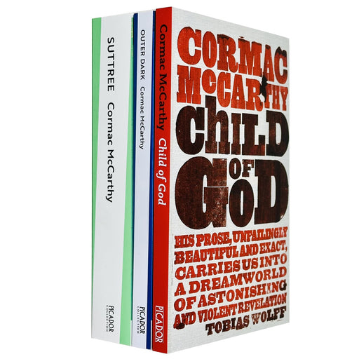Cormac McCarthy Collection 3 Books Set *(Suttree, Outer Dark, Child of God ) - The Book Bundle