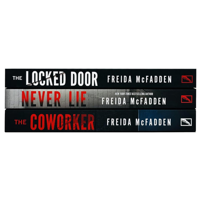 Freida McFadden Collection 3 Books Set (Never Lie, The Locked Door & The Coworker) - The Book Bundle