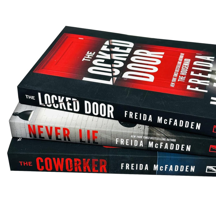 Freida McFadden Collection 3 Books Set (Never Lie, The Locked Door & The Coworker) - The Book Bundle