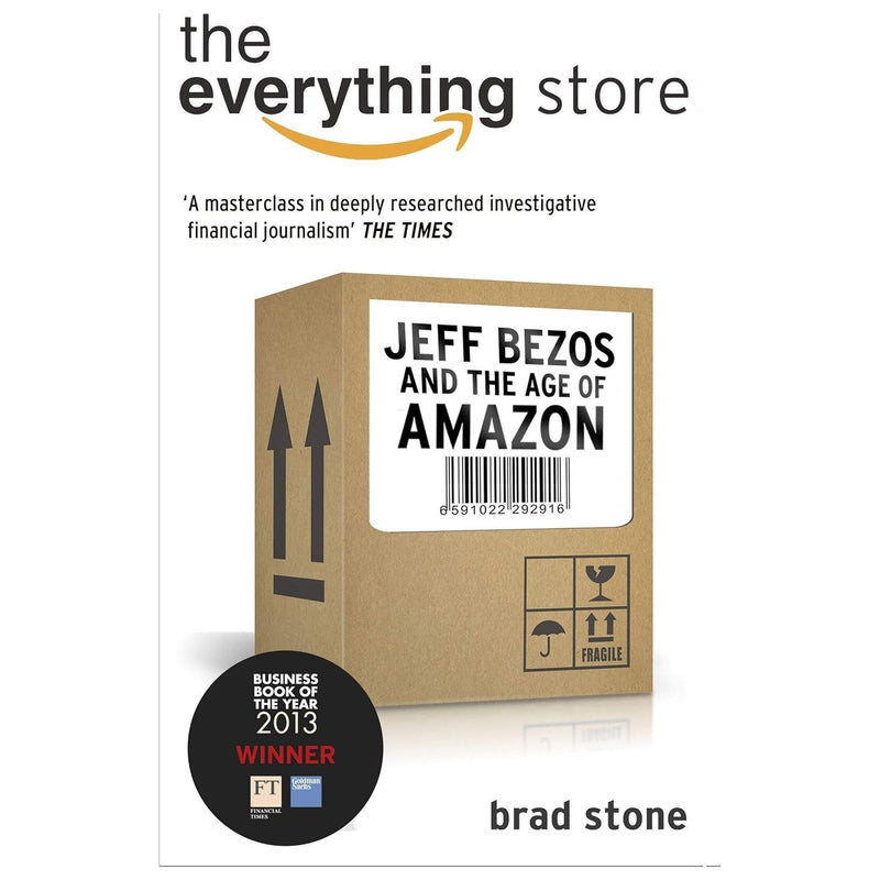 Set of three paperback non-fiction books by Scott Galloway including The Four, Shoe Dog, and The Everything Store by Corgi/Simon & Schuster