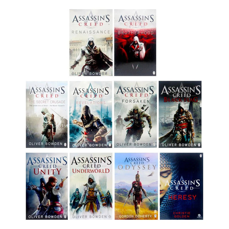 Assassin’s Creed Official 10 Books Collection Set by Various Authors - Fiction - Paperback