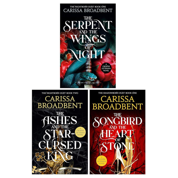 Crowns of Nyaxia Series 3 Books Collection Set by Carissa Broadbent - The Book Bundle