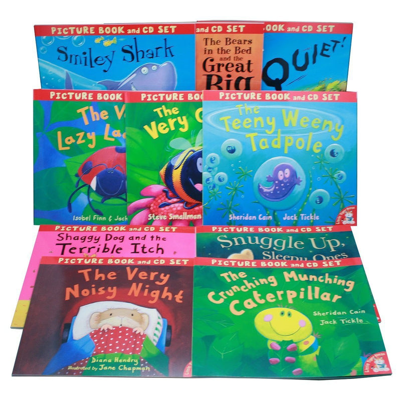 The Crunching Munching Caterpillar and Other Stories Collection 10 Books & CDs