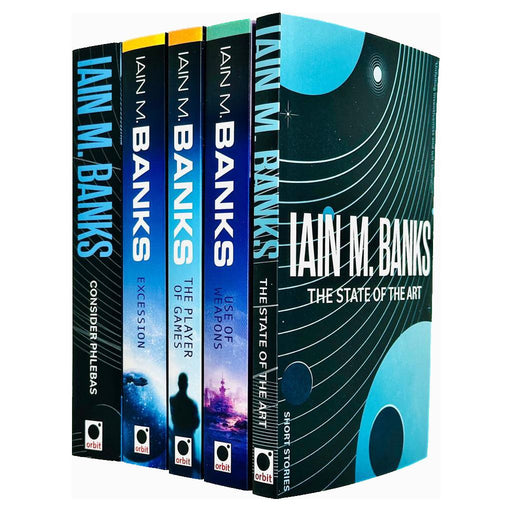 Culture series 1 : 5 books collection iain m banks set (Phlebas,Games,Weapons) - The Book Bundle