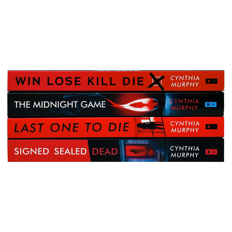 Cynthia Murphy 4 books Set(Signed Sealed Dead,The Midnight Game,Last One To Die,Win Lose Kill Die) - The Book Bundle