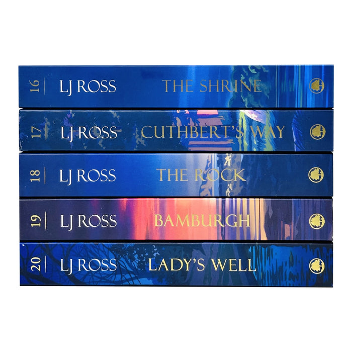 DCI Ryan Mysteries 16-20 Collection 5 Books Set By Lj Ross (The Shrine, Cuthbert's Way, The Rock, Bamburgh & Lady's Well) - The Book Bundle