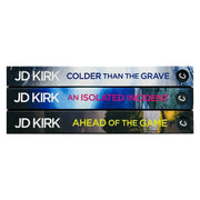 Set of three Canelo crime books featuring DCI Logan Crime Thrillers 10-12 collection by JD Kirk, with book covers and titles visible.