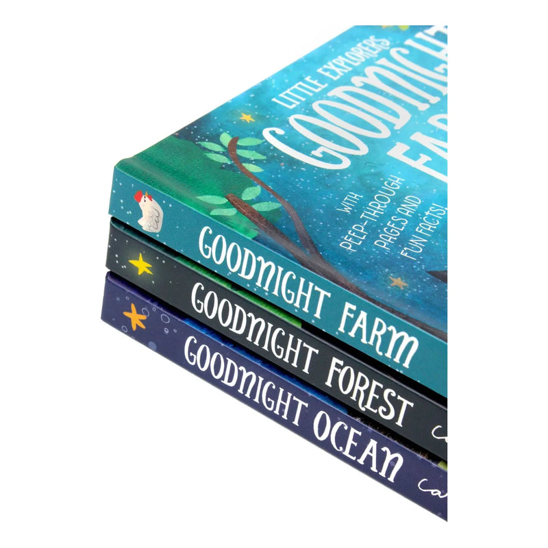 Peep Inside Goodnight World Little Explorers Series 3 Books Collection Box Set By Little Tiger - The Book Bundle