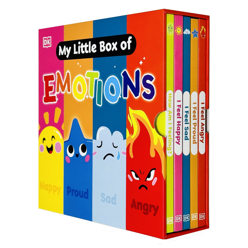 My Little Box of Emotions 5 Books Collection Box Set(I Feel Angry, I Feel Proud, I Feel Sad, I Feel Happy & How Am I Feeling?) - The Book Bundle