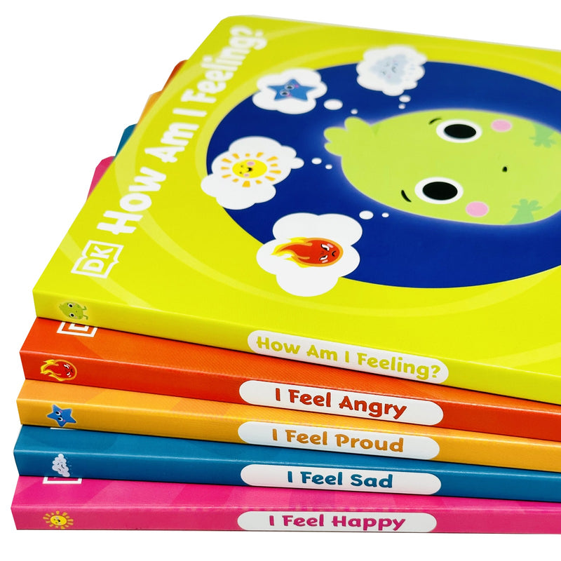 My Little Box of Emotions 5 Books Collection Box Set(I Feel Angry, I Feel Proud, I Feel Sad, I Feel Happy & How Am I Feeling?) - The Book Bundle