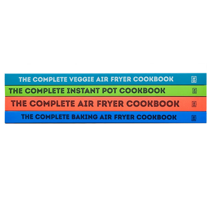 DK The Complete Air Fryer Cookbook 4 Books Collection Set (The Complete Veggie Air Fryer Cookbook) - The Book Bundle