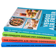DK The Complete Air Fryer Cookbook 4 Books Collection Set (The Complete Veggie Air Fryer Cookbook) - The Book Bundle
