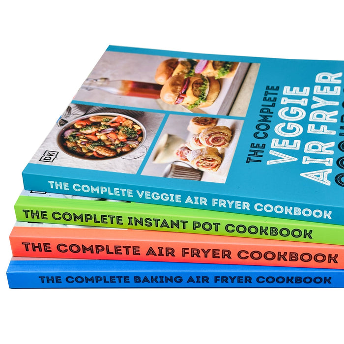 DK The Complete Air Fryer Cookbook 4 Books Collection Set (The Complete Veggie Air Fryer Cookbook) - The Book Bundle