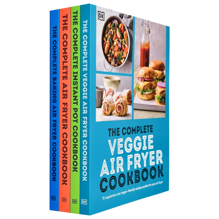 DK The Complete Air Fryer Cookbook 4 Books Collection Set (The Complete Veggie Air Fryer Cookbook) - The Book Bundle