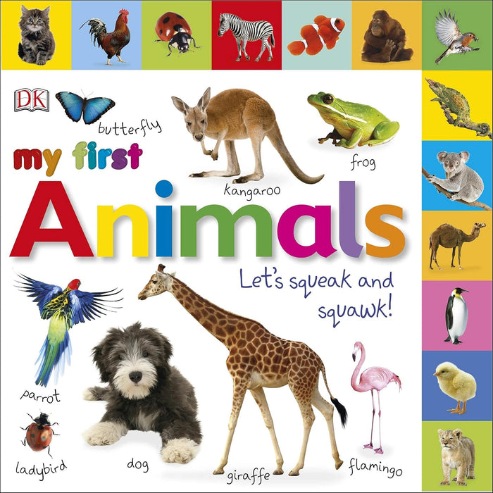 My First Series By DK 4 Books Collection Set (Get Moving, Talking, Trucks, Animals) - The Book Bundle