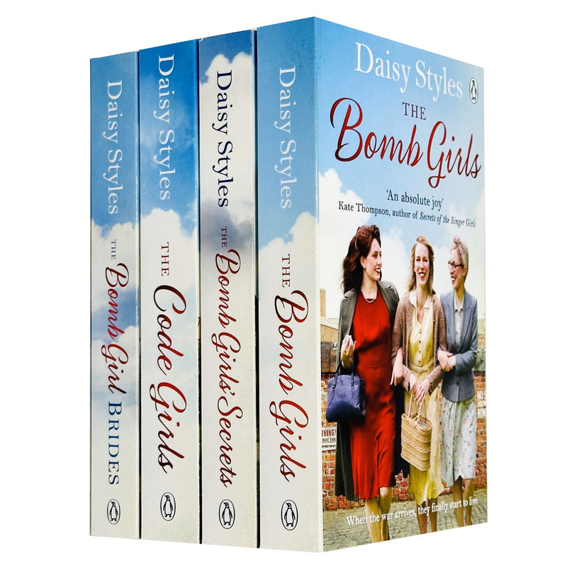Daisy Styles The Bomb Girl Series 4 Books Collection Set - Bomb Girls, Code Girls, Bomb Girls Secrets, Bomb Girl Brides - The Book Bundle