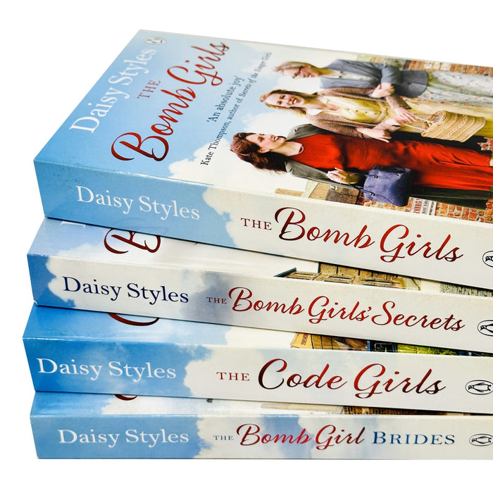 Daisy Styles The Bomb Girl Series 4 Books Collection Set - Bomb Girls, Code Girls, Bomb Girls Secrets, Bomb Girl Brides - The Book Bundle