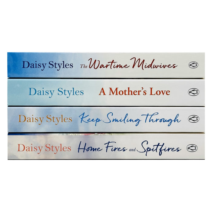 Daisy Styles Wartime Midwives Series Collection 4 Books Set (The Wartime Midwives) - The Book Bundle