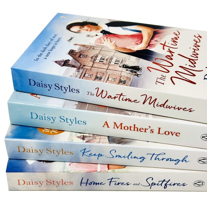 Daisy Styles Wartime Midwives Series Collection 4 Books Set (The Wartime Midwives) - The Book Bundle