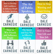 The Best Collection of Dale Carnegie 6 Books Box Set The Art of Public Speaking - The Book Bundle