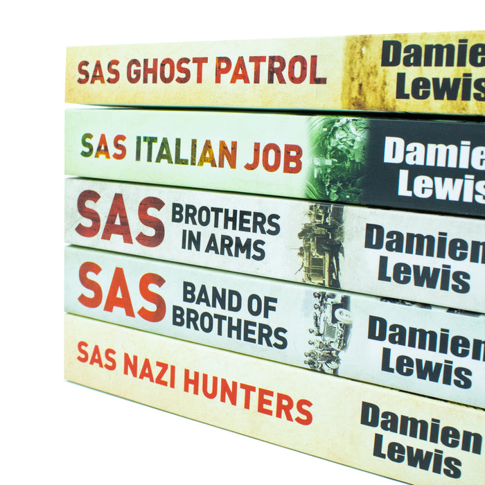 Damien Lewis SAS Collection 5 Books Set (Nazi Hunters, Italian Job) - The Book Bundle