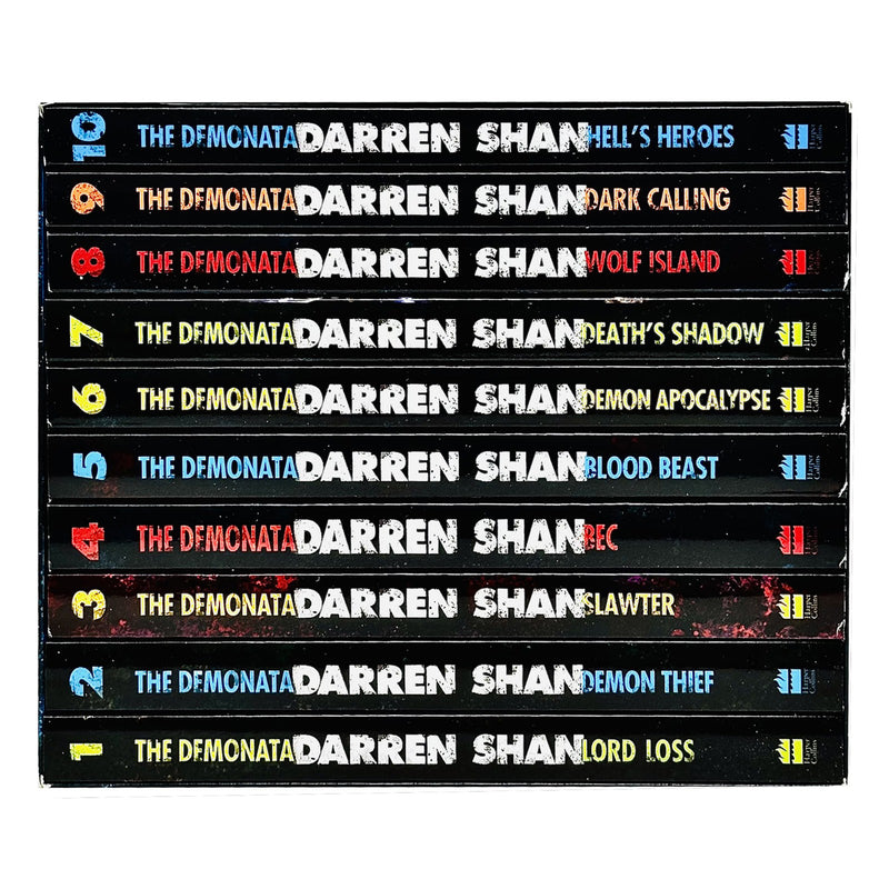 Darren Shan The Demonata 10 Books Collection Pack Set Brand New Demon - The Book Bundle
