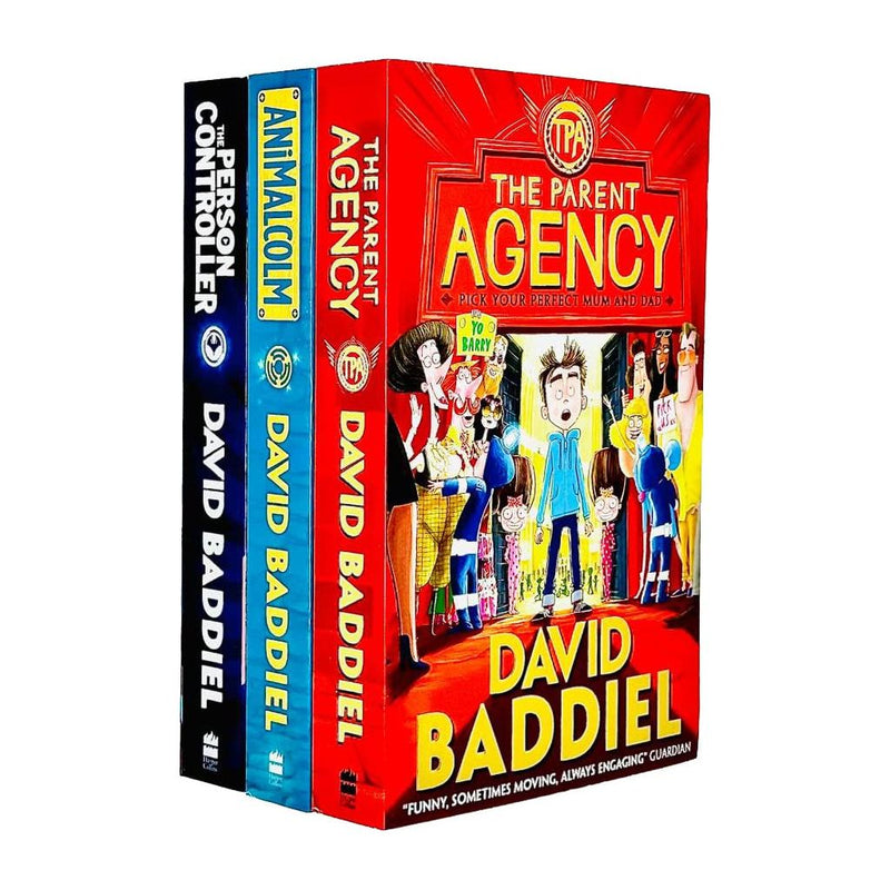 The Blockbuster Baddiel Collection 3 Books Set By David Baddiel (Birthday Boy, Animalcolm, The Person Controller, The Parent Agency) - The Book Bundle