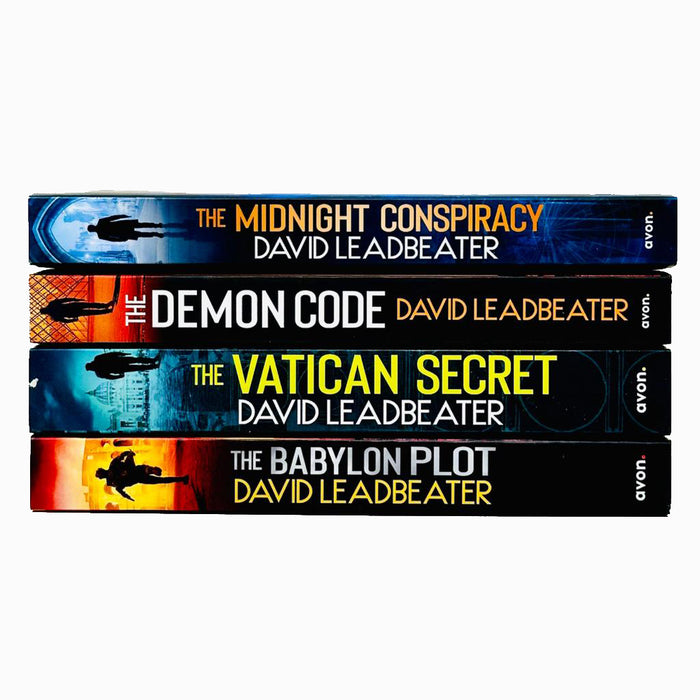 David Leadbeater Joe Mason Series 4 Books Collection Set (The Babylon Plot) - The Book Bundle
