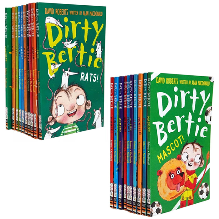 Dirty Bertie Series 2 & 3 Collection 20 Books Set (Book 11-30)