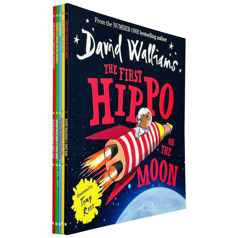 David Walliams Collection 5 Books Set (Geronimo, Thereâ€™s a Snake in My School, ) - The Book Bundle
