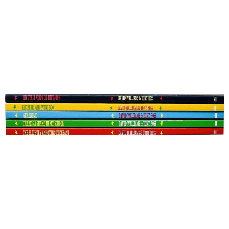 David Walliams Collection 5 Books Set (Geronimo, Thereâ€™s a Snake in My School, ) - The Book Bundle