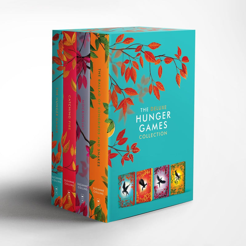 The Deluxe Hunger Games 4 Books Box Set by Suzanne Collins (Catching Fire, Mockingjay)