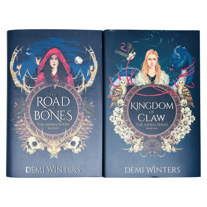 Ashen Series 2 Books Collection Set By Demi Winters (The Road of Bones and Kingdom of Claw) - The Book Bundle
