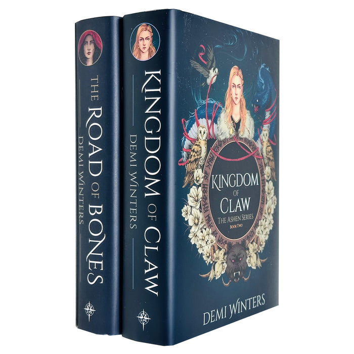 Ashen Series 2 Books Collection Set By Demi Winters (The Road of Bones and Kingdom of Claw) - The Book Bundle