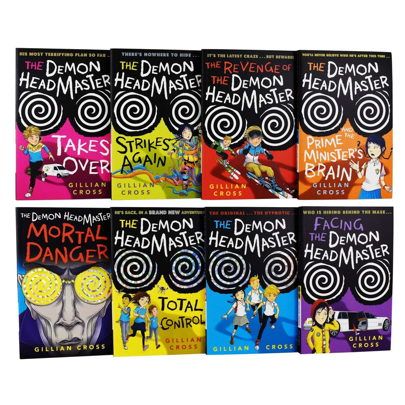 The Demon Headmaster 8 Books Collection Set by Gillian Cross - Fiction - Paperback