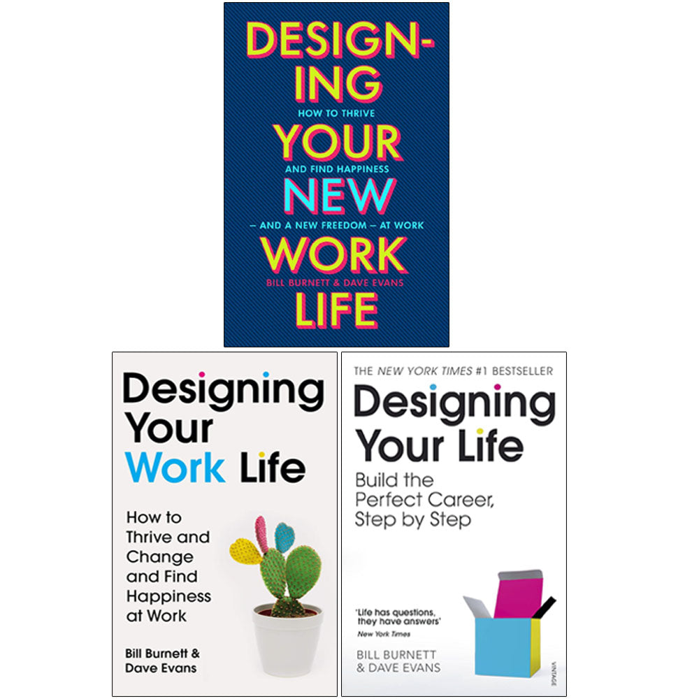 Work Process Books Bill Burnett Collection 3 Books Set Designing Your Work Life For Fans ...