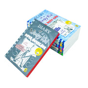 Six-book Diary of a Wimpy Kid series collection by Jeff Kinney, featuring books 12 to 17 in the Puffin Ltd edition.