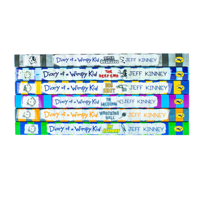 Diary of a Wimpy Kid Series Collection 6 Books Set By Jeff Kinney (Books 12-17) - The Book Bundle