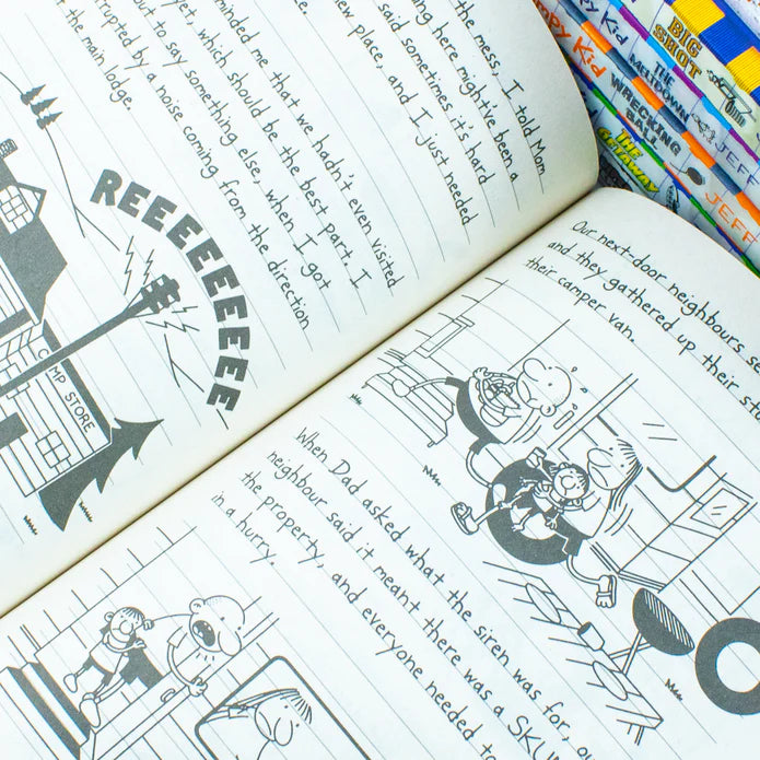 Diary of a Wimpy Kid Series Collection 6 Books Set By Jeff Kinney (Books 12-17) - The Book Bundle