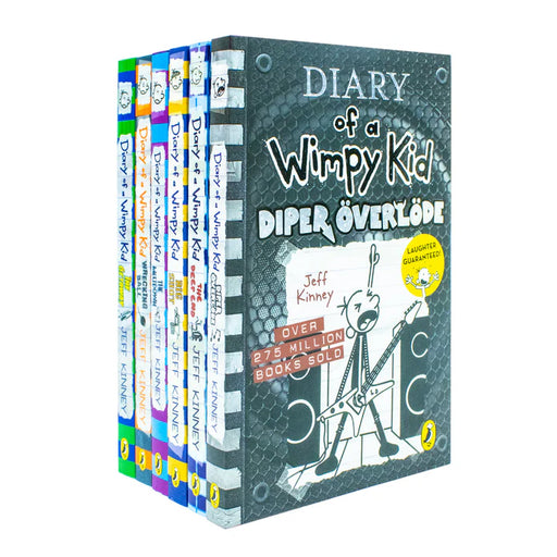 Diary of a Wimpy Kid Series Collection 6 Books Set By Jeff Kinney (Books 12-17) - The Book Bundle