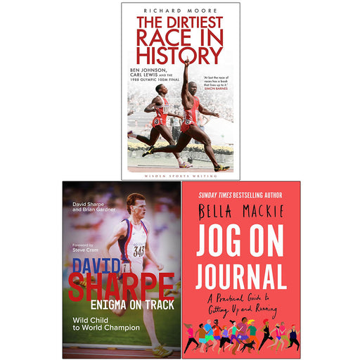 The Dirtiest Race in History, Enigma on Track, Jog on Journal 3 Books Collection Set by Richard Moore, David Sharpe & Bella Mackie - The Book Bundle