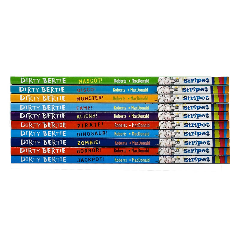 Dirty Bertie - Series 3 - Full 10 Books Collection Set (Pirate, Dinosaur, Zombie) - The Book Bundle